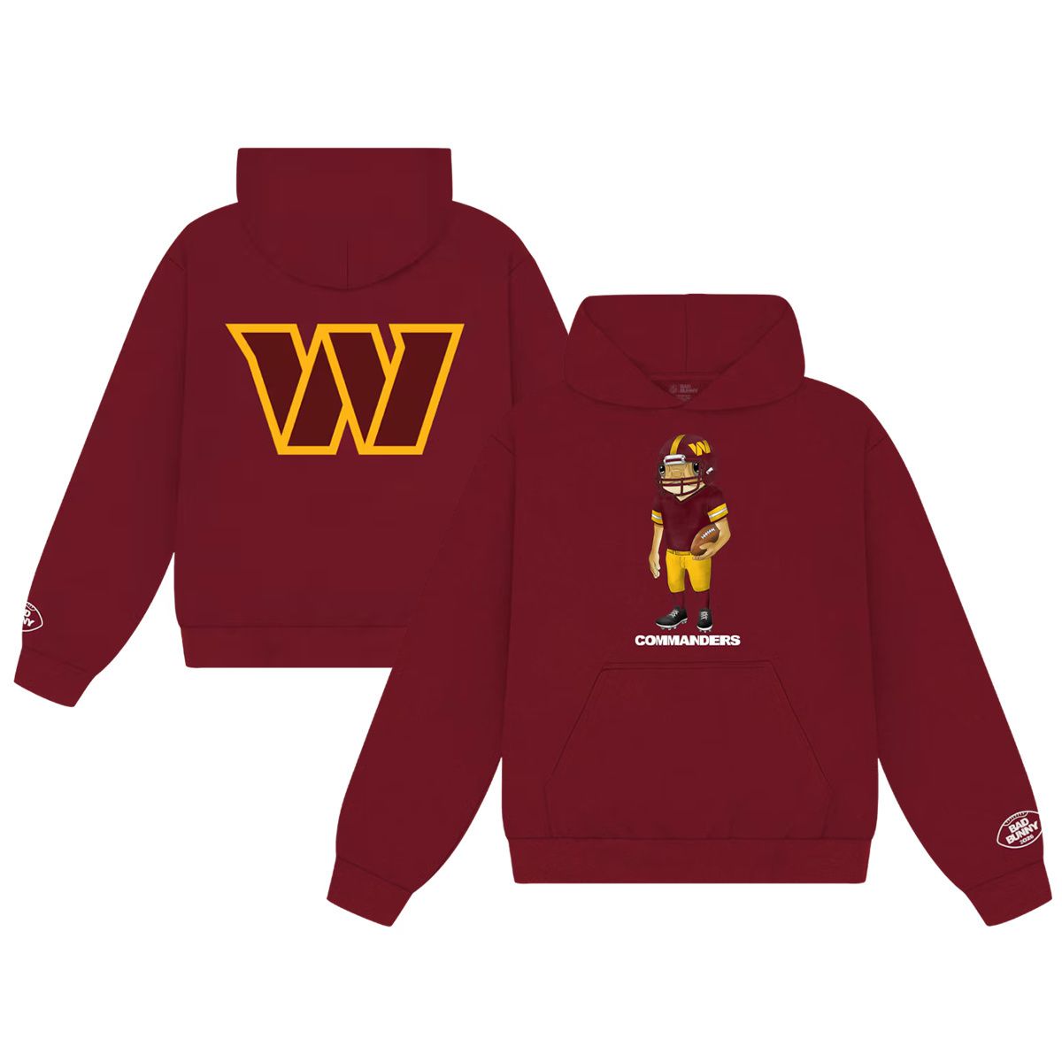 Men 2026 NFL Washington Commanders hoodie red 0011